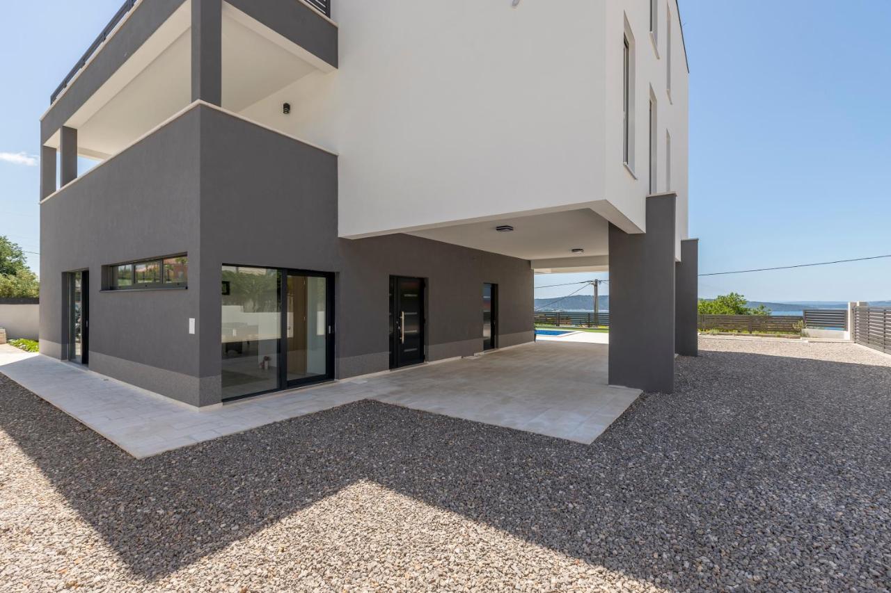 Luxury Villa La Nonna Ana - Heated Pool, Sea View, Near Split Kastela Exterior photo