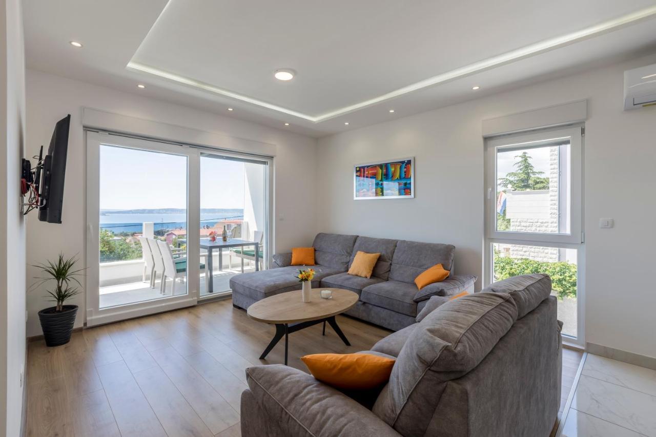 Luxury Villa La Nonna Ana - Heated Pool, Sea View, Near Split Kastela Exterior photo