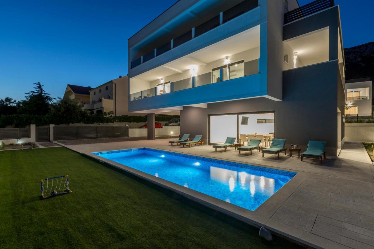 Luxury Villa La Nonna Ana - Heated Pool, Sea View, Near Split Kastela Exterior photo